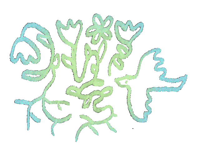 color changing flowers & bird